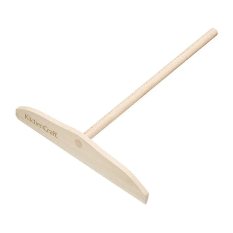 FX199 KitchenCraft Crepe Spreader Beechwood - JD Catering Equipment Solutions Ltd