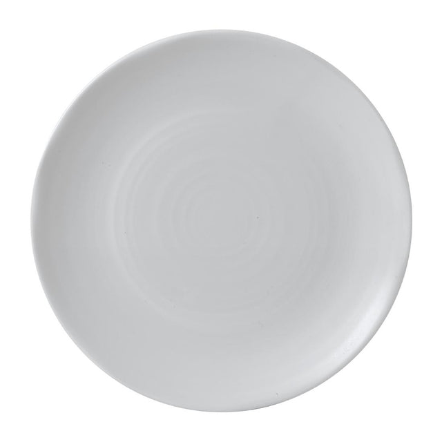 Dudson White Organic Coupe Plates 164mm (12 Pack)