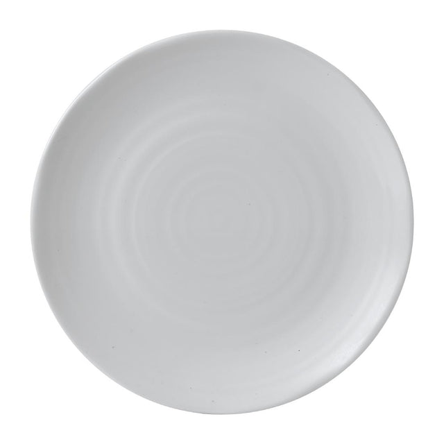 Dudson White Organic Coupe Plates 295mm (12 Pack)