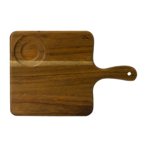 Dudson Acacia Wood Square Handled Boards 380x355mm (4 Pack)