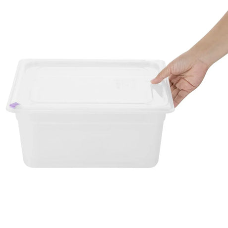 FZ090 Hygiplas Click Polypropylene 1/2 Gastronorm Tray 150mm (4 Pack)