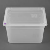 FZ091 Hygiplas Click PP GN Pan 1/2 with Lid and 7 colour clips-200mm 11.7Ltr (Pack 4)