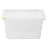 FZ096 Hygiplas Click PP GN Pan 1/4 with Lid and 7 colour clips-150mm 3.7Ltr (Pack 4)