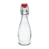 Pack Size 6 - Borgonovo Indro Bottle 335 Red Lid - G13151020 - JD Catering Equipments Ltd