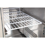 DL915 Polar U-Series Triple Door Counter Fridge with Upstand 417Ltr