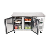 G377 Polar U-Series Double Door Counter Fridge