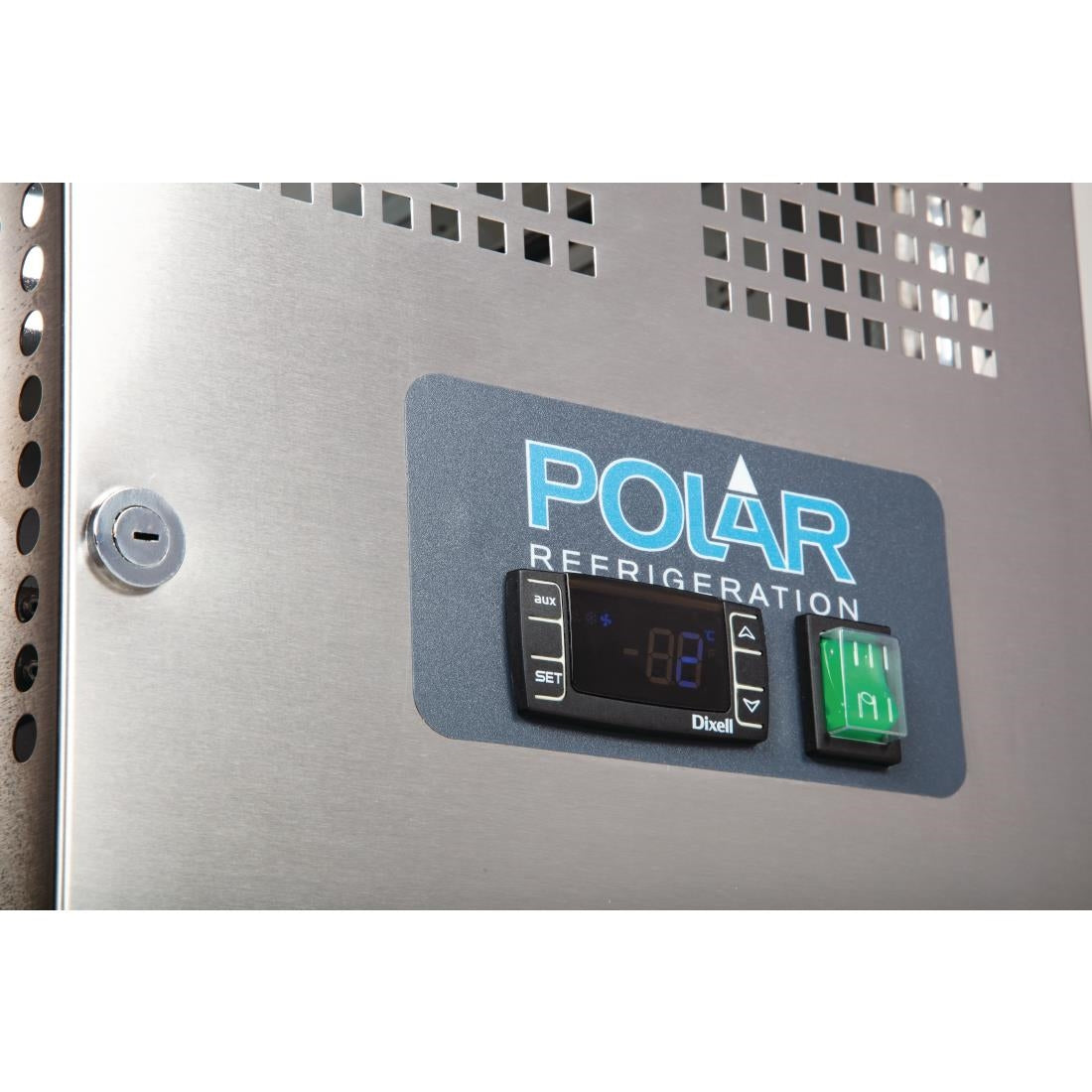 G377 Polar U-Series Double Door Counter Fridge