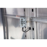 UA065 Polar U-Series Triple Door Counter Fridge with Upstand 417Ltr