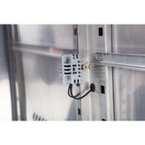 DL915 Polar U-Series Triple Door Counter Fridge with Upstand 417Ltr