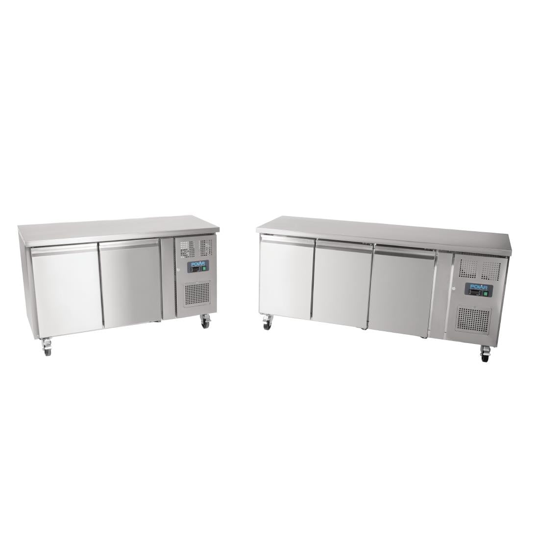 G378 Polar U-Series Triple Door Counter Fridge