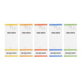 Olympia Bar Food Pad With Order Tickets Single Leaf (50 Pack)
