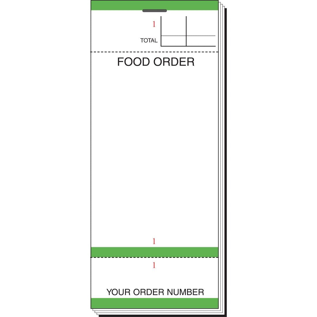 Olympia Bar Food Pad With Order Tickets Single Leaf (50 Pack)