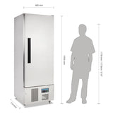 G590 Polar G-Series Upright Slimline Fridge 440Ltr