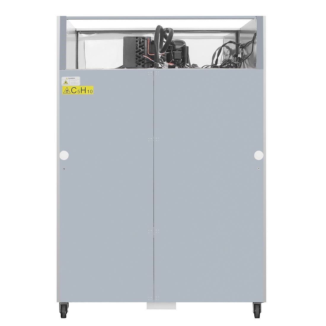 Polar G-Series Double Door Upright Fridge 1200Ltr