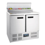 G604 Polar G-Series Pizza Prep Counter Fridge