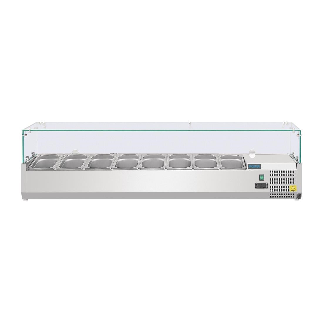 G610 Polar G-Series Countertop Prep Fridge 8x 1/4GN