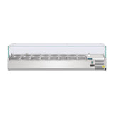 G610 Polar G-Series Countertop Prep Fridge 8x 1/4GN