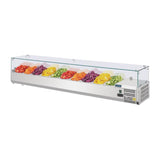 G611 Polar G-Series Countertop Prep Fridge 10x 1/4GN