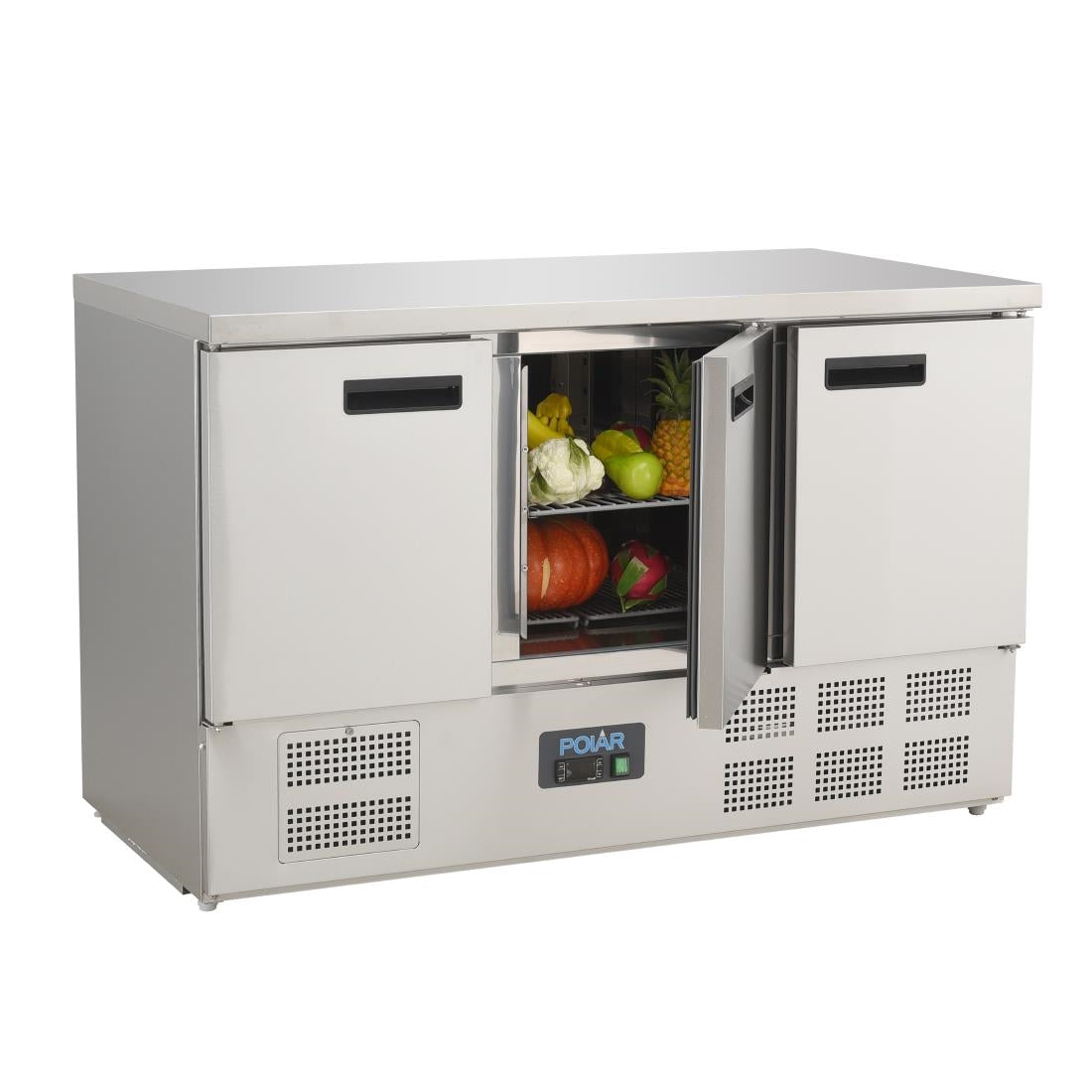 G622 Polar G-Series Triple Door Counter Fridge 368Ltr