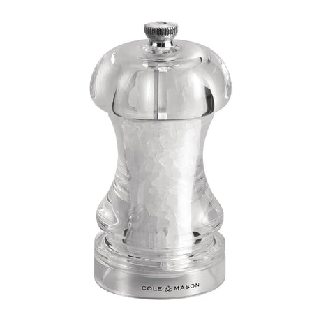 GC543 Cole & Mason Acrylic Salt Mill Capstan 4.5in - JD Catering Equipment Solutions Ltd