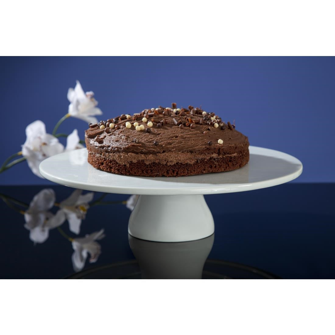 GC677 Pedestal Cake Stand Size: 90(H) x 330(Ã˜)mm | Porcelain