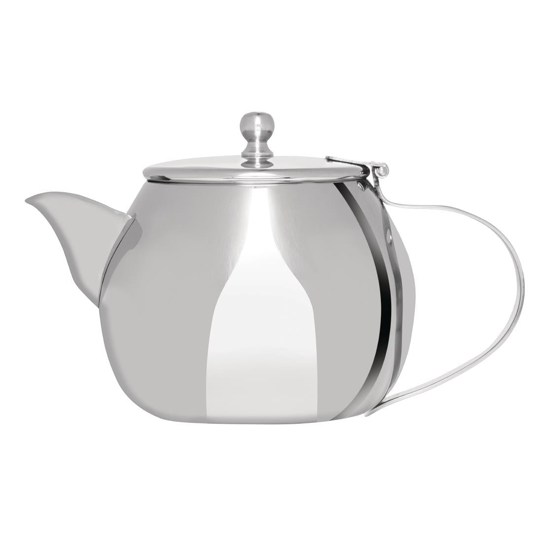 GC949 Olympia Non-Drip Stainless Steel Teapot 380ml