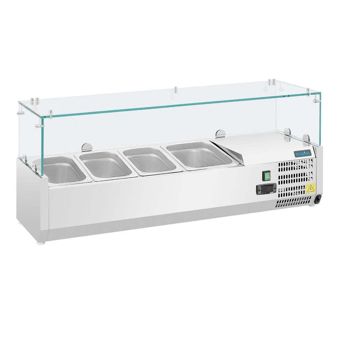 GD875 Polar G-Series Countertop Prep Fridge 3x 1/3GN & 1x 1/2GN