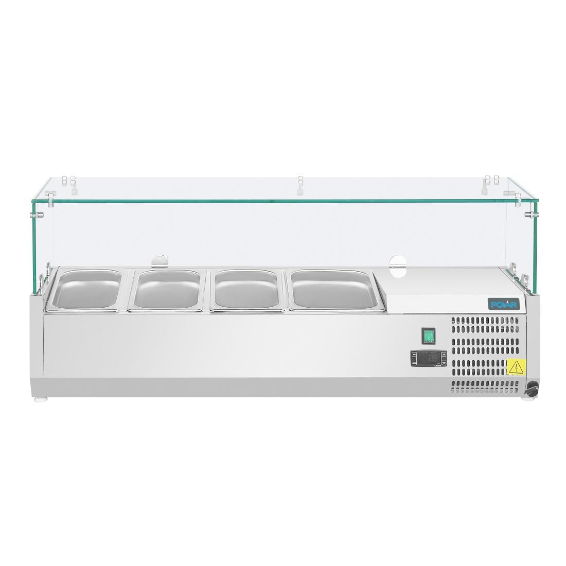 GD875 Polar G-Series Countertop Prep Fridge 3x 1/3GN & 1x 1/2GN