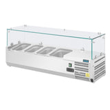 GD875 Polar G-Series Countertop Prep Fridge 3x 1/3GN & 1x 1/2GN