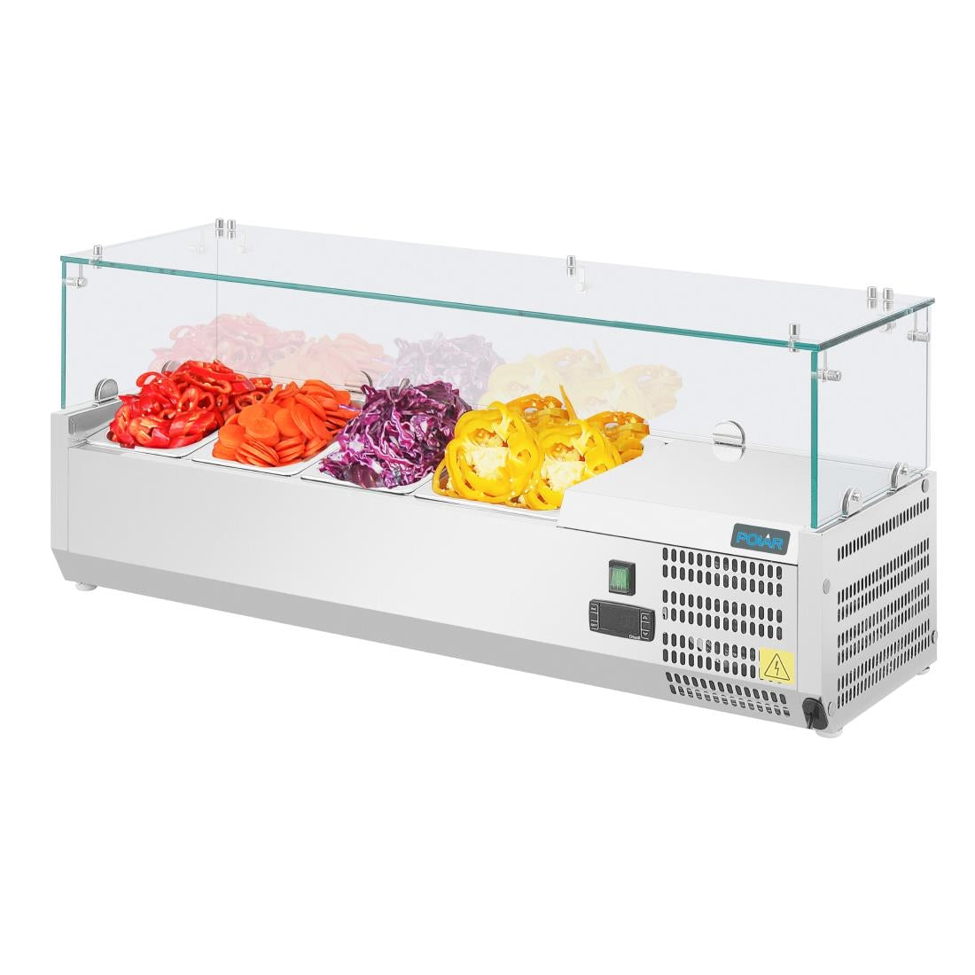 GD875 Polar G-Series Countertop Prep Fridge 3x 1/3GN & 1x 1/2GN