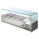 GD875 Polar G-Series Countertop Prep Fridge 3x 1/3GN & 1x 1/2GN