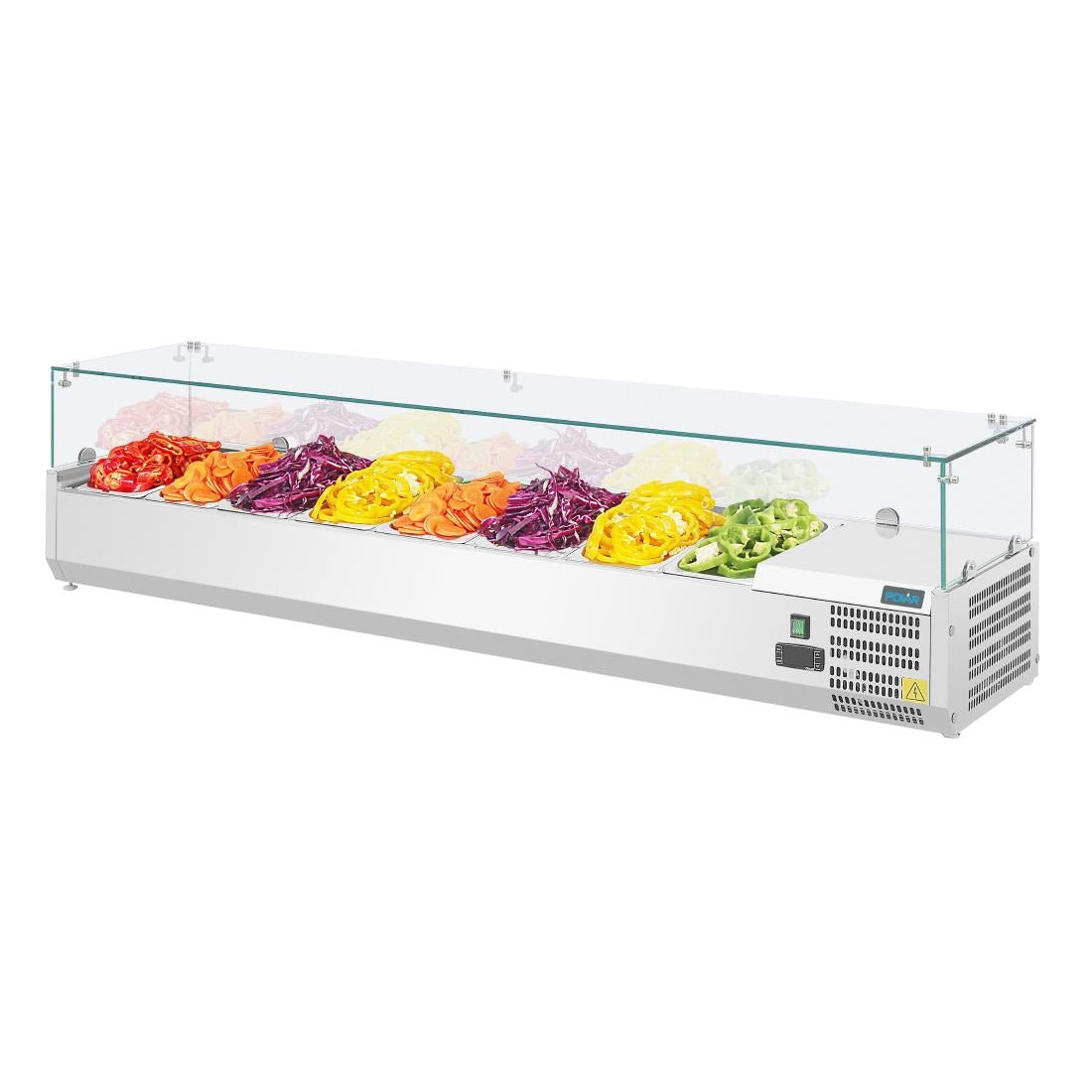 GD877 Polar G-Series Countertop Prep Fridge 8x 1/3GN