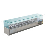 GD877 Polar G-Series Countertop Prep Fridge 8x 1/3GN