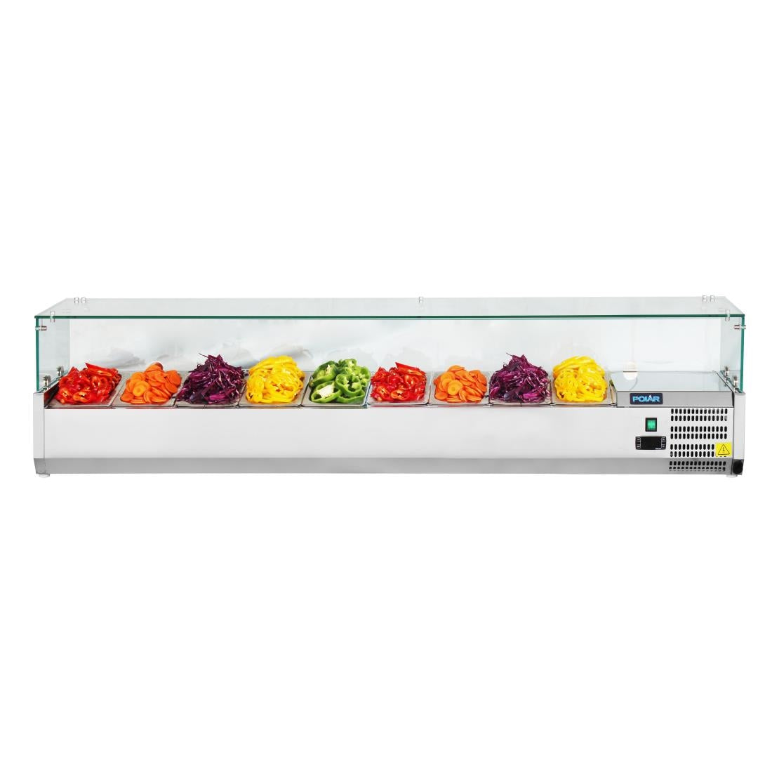 GD878 Polar G-Series Countertop Prep Fridge 9x 1/3GN