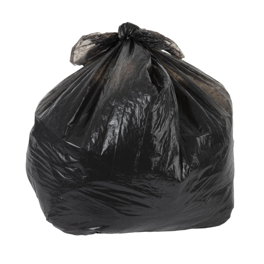 GN399 Jantex Large Medium Duty Black Bin Bags 80Ltr (Pack of 10)