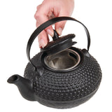 GF189 Oriental Hobnail Teapot Black 850ml