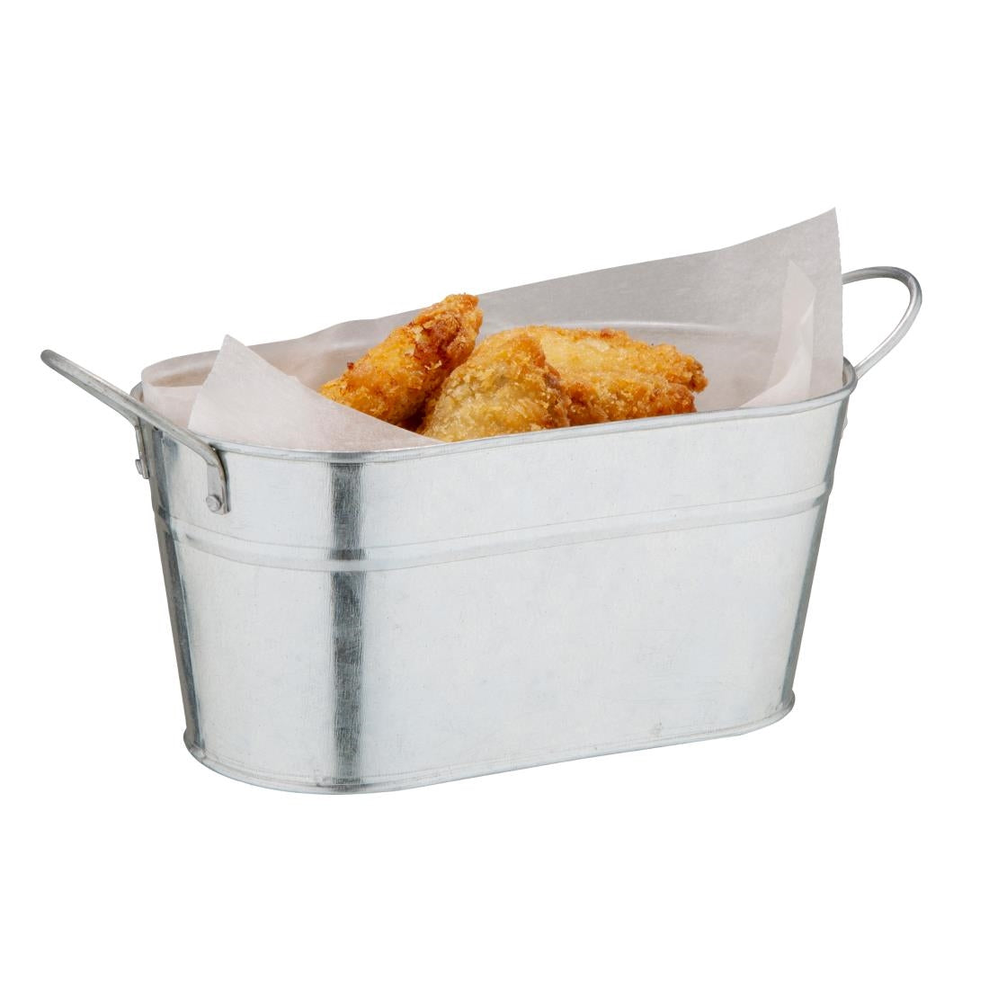 Olympia Mini Metal Food Bucket Rectangle