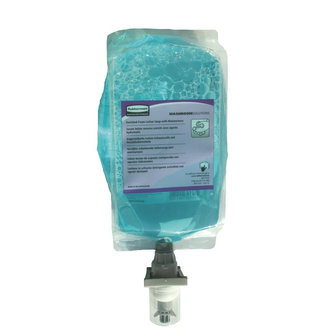 S813 Special Offer Rubbermaid AutoFoam Dispenser and 4 Perfumed Foam Hand Soaps 1.1Ltr