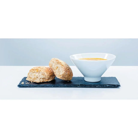 CK408 Olympia Natural Slate Rectangular Display Trays 300mm (Pack of 4) - JD Catering Equipment Solutions Ltd