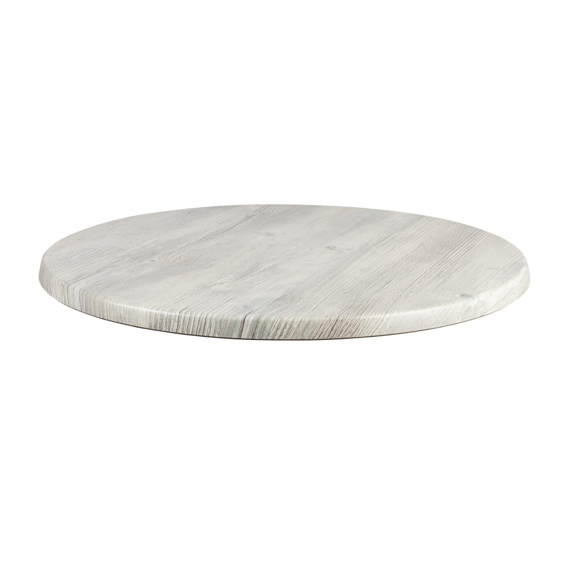 GG504 Werzalit Pre-drilled Table Top  Ponderosa White