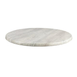 GG504 Werzalit Pre-drilled Table Top  Ponderosa White