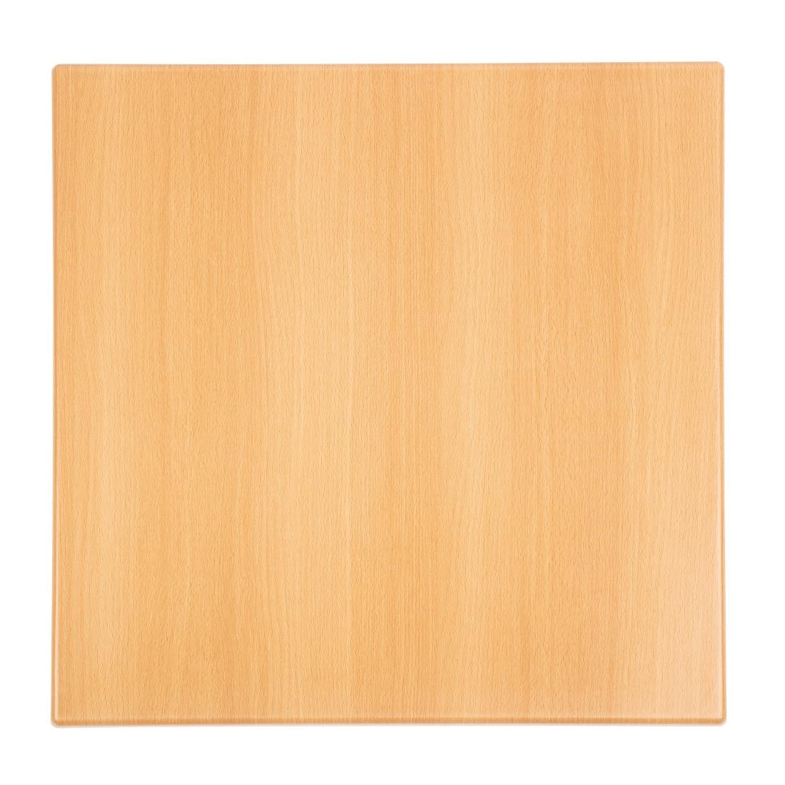 Special Offer Bolero Square Beech Table Top and Base Combo