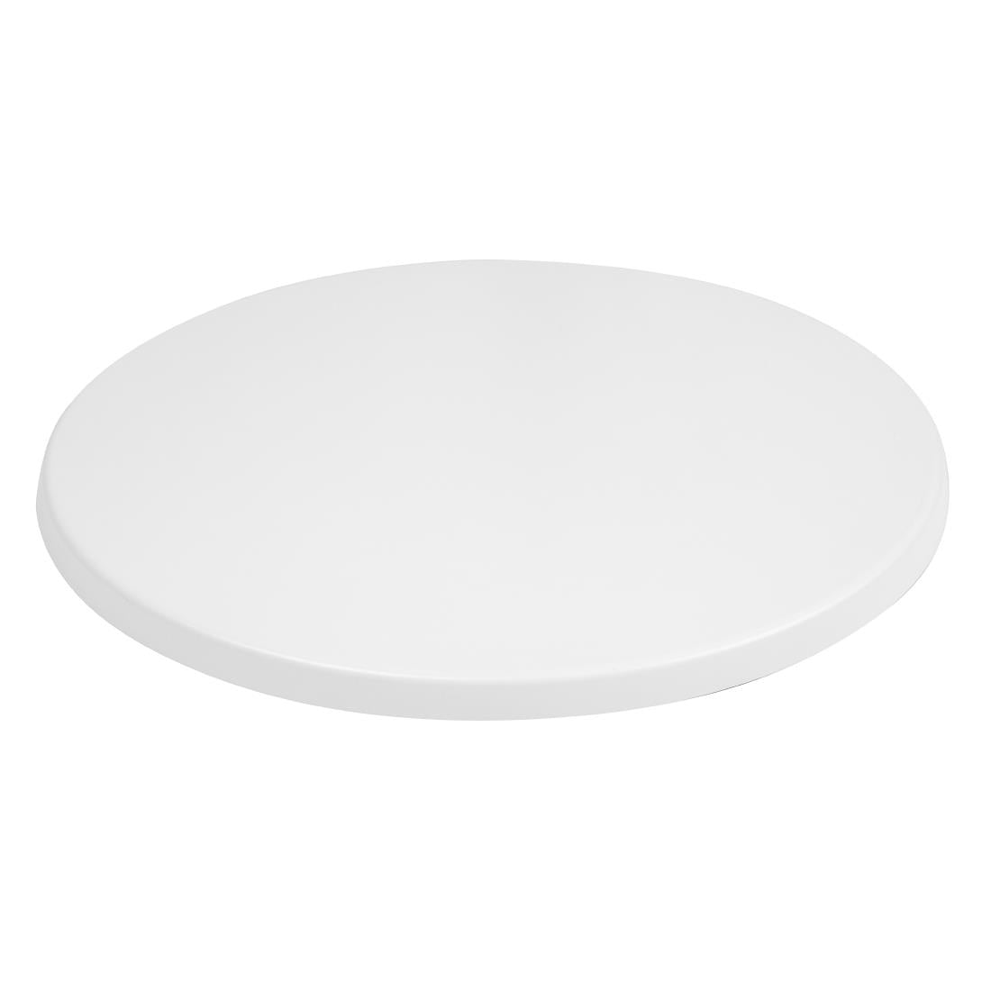 GG645 Bolero Pre-drilled Round Tabletop White 600mm