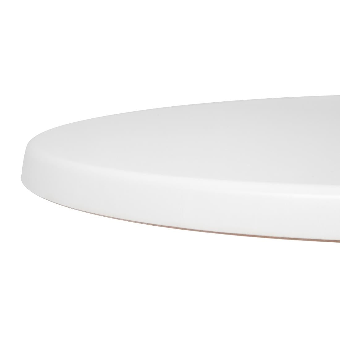 GG645 Bolero Pre-drilled Round Tabletop White 600mm