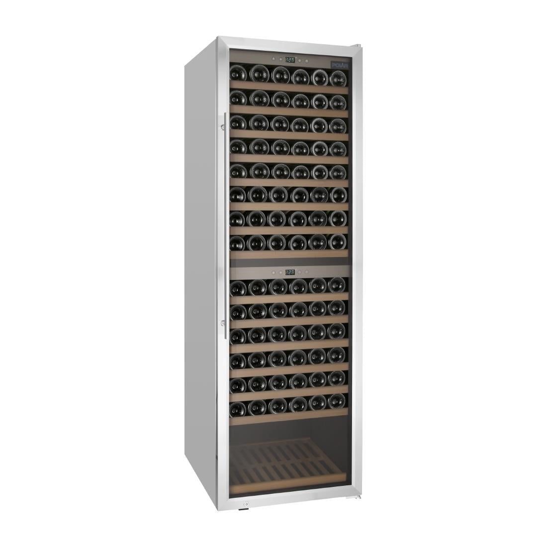 GG764 Polar G-Series Dual Zone Wine Fridge 180 Bottle GG764