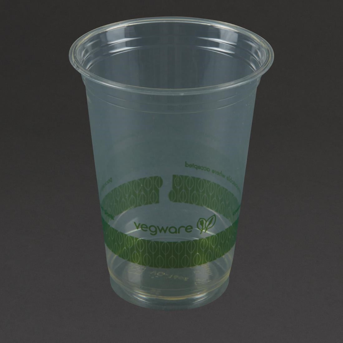 HS966 Vegware Compostable PLA Cold Cup 96-Series 16oz (Pack of 1000)