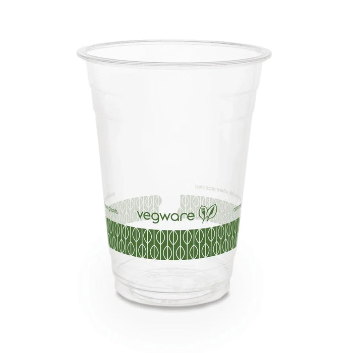 HS966 Vegware Compostable PLA Cold Cup 96-Series 16oz (Pack of 1000) - JD Catering Equipments Ltd