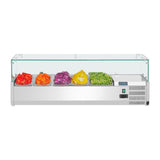 GH261 Polar G-Series Countertop Prep Fridge 4x GN 1/3 & 1x 1/2GN