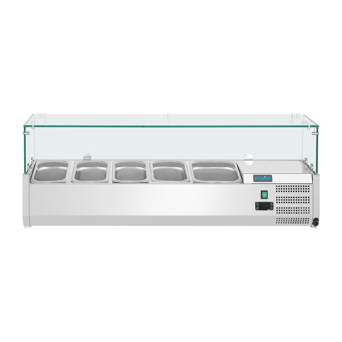 GH261 Polar G-Series Countertop Prep Fridge 4x GN 1/3 & 1x 1/2GN