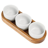 GH308 Wooden Condiments Tray